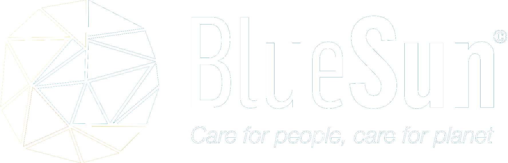 logo bluesun blanco